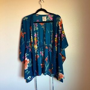 Women’s plus size kimono top 1X
